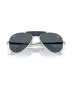 Aviator Max Sunglasses - Silver/Blue - Ray-Ban
