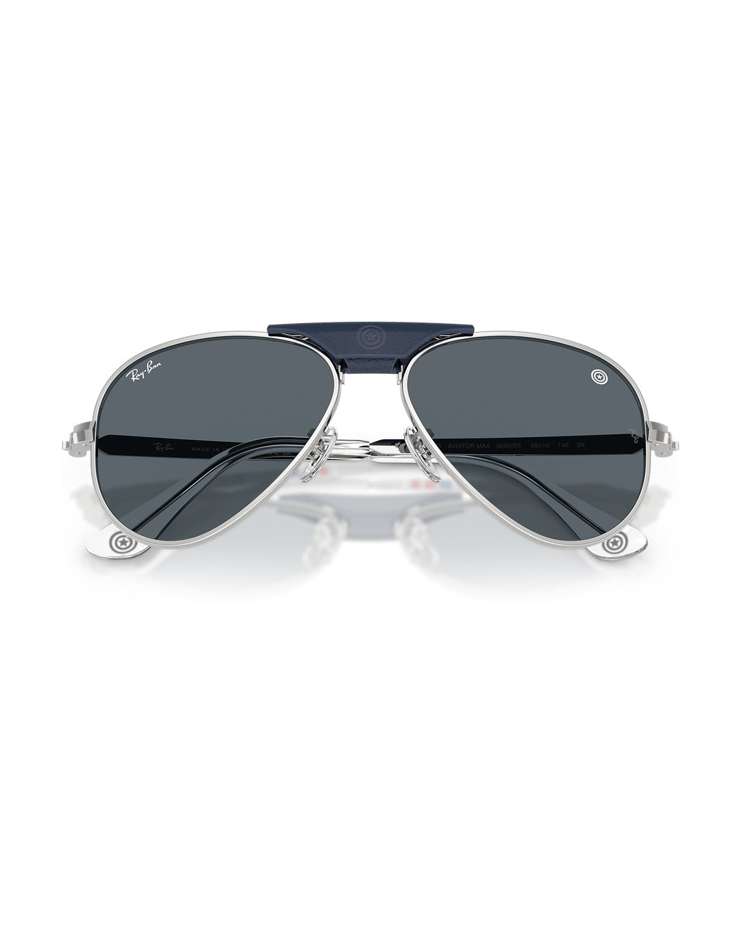 Aviator Max Sunglasses - Silver/Blue - Ray-Ban