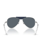 Aviator Max Sunglasses - Silver/Blue - Ray-Ban