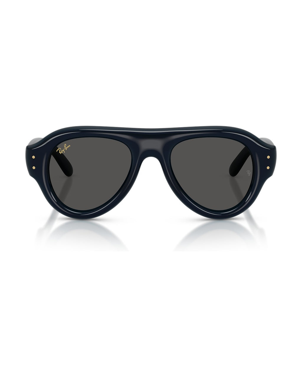 A$AP Rocky Aviator Puffer Sunglasses - Transparent Dark Blue/Ultra Black - Ray-Ban