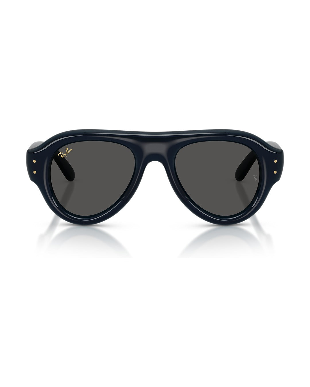 A$AP Rocky Aviator Puffer Sunglasses - Transparent Dark Blue/Ultra Black - Ray-Ban