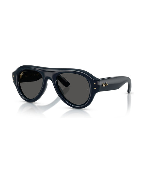 A$AP Rocky Aviator Puffer Sunglasses - Transparent Dark Blue/Ultra Black - Ray-Ban