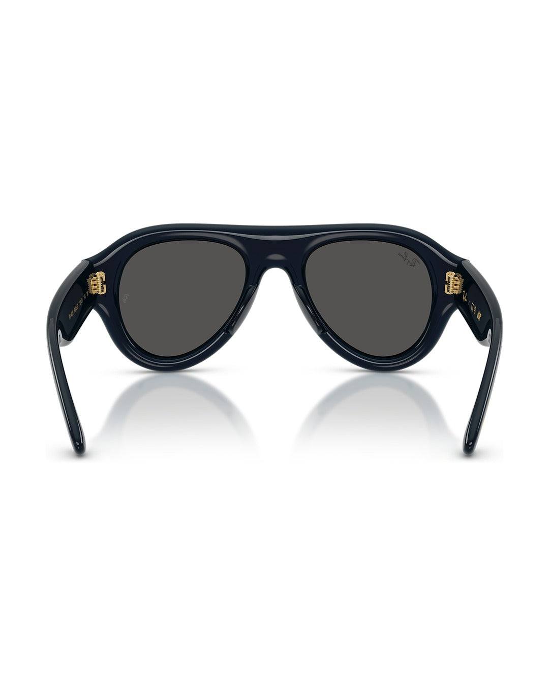 A$AP Rocky Aviator Puffer Sunglasses - Transparent Dark Blue/Ultra Black - Ray-Ban