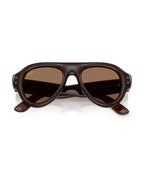 A$AP Rocky Aviator Puffer Sunglasses - Transparent Dark Brown/Dark Brown - Ray-Ban