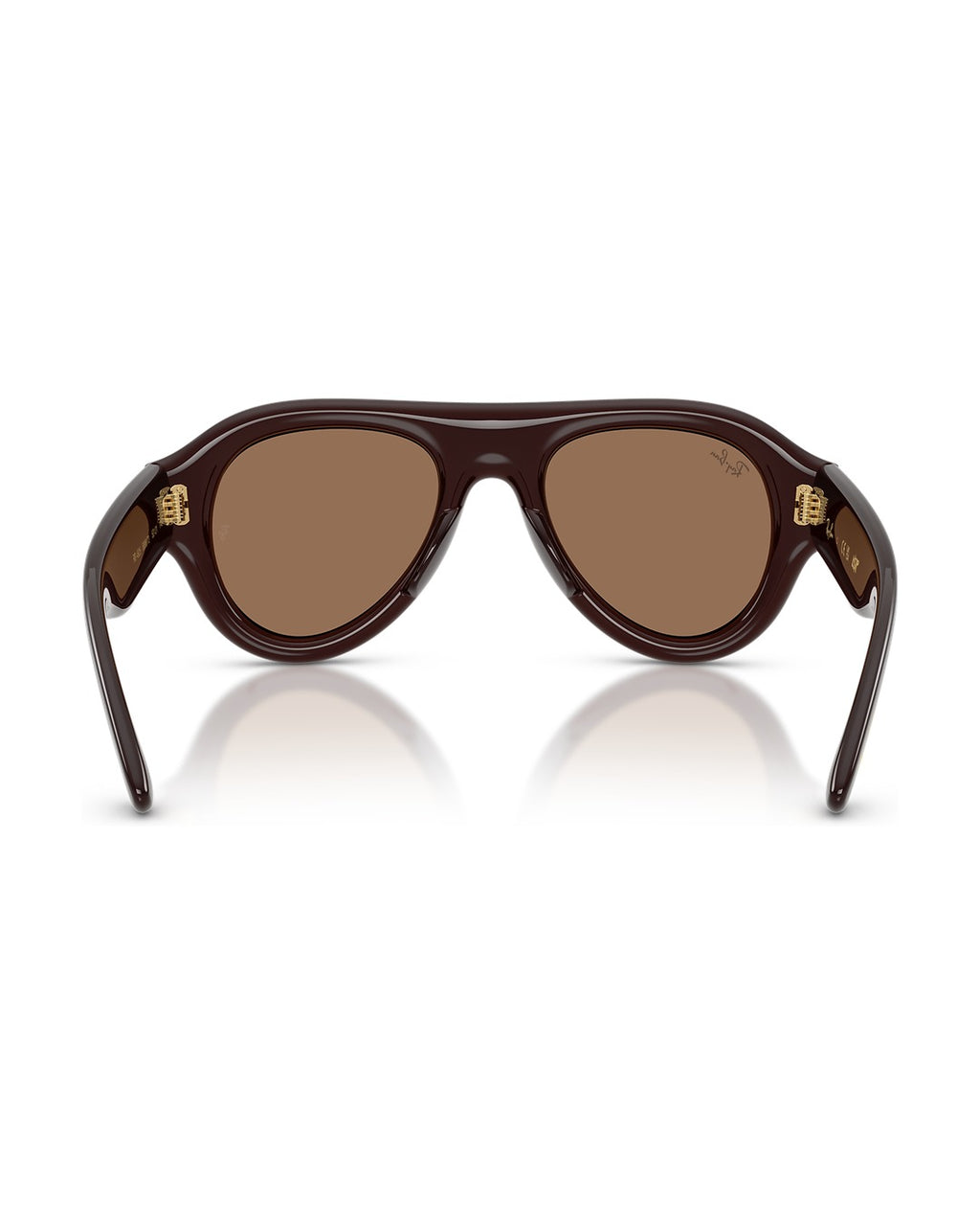 A$AP Rocky Aviator Puffer Sunglasses - Transparent Dark Brown/Dark Brown - Ray-Ban