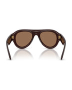 A$AP Rocky Aviator Puffer Sunglasses - Transparent Dark Brown/Dark Brown - Ray-Ban