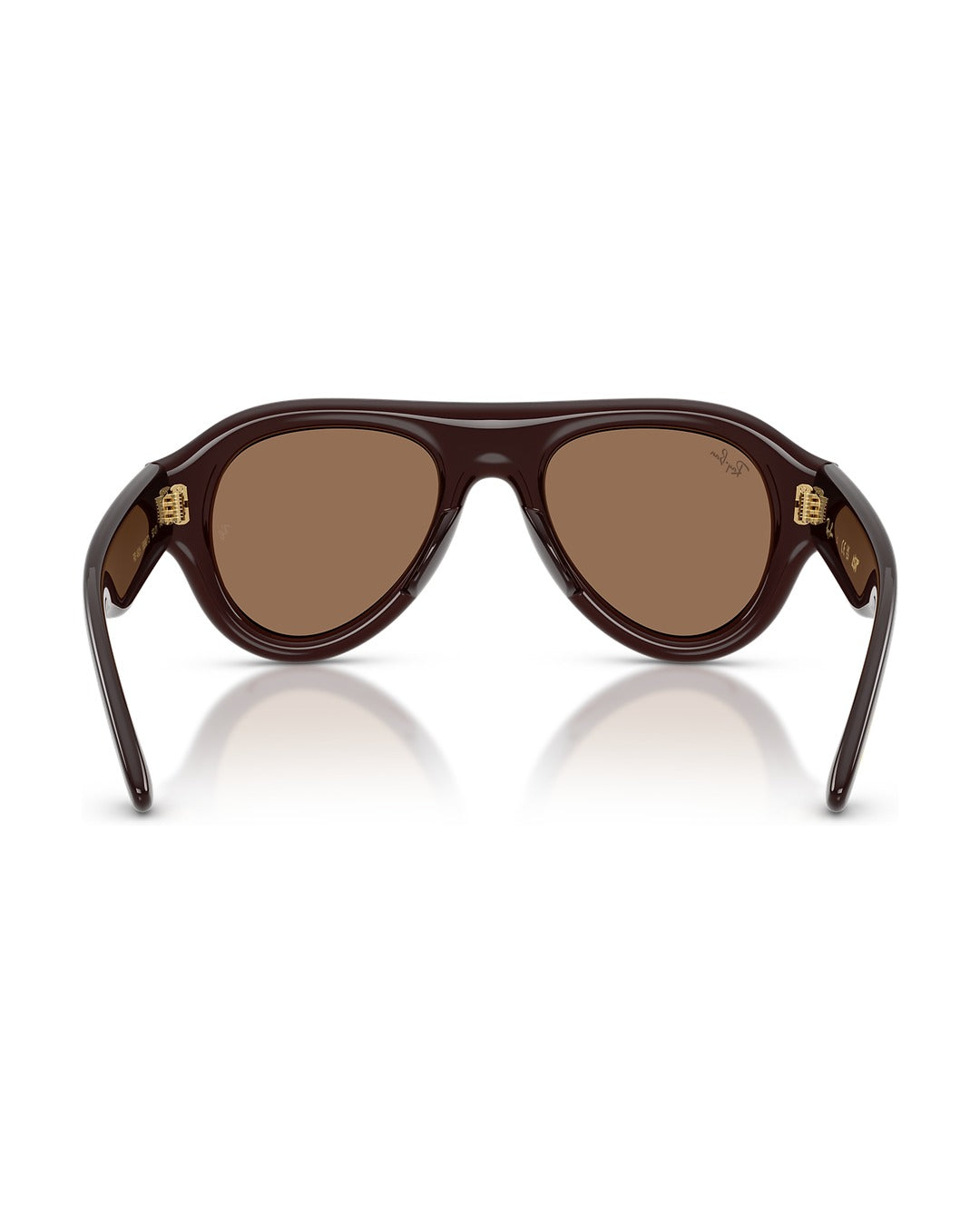 A$AP Rocky Aviator Puffer Sunglasses - Transparent Dark Brown/Dark Brown - Ray-Ban