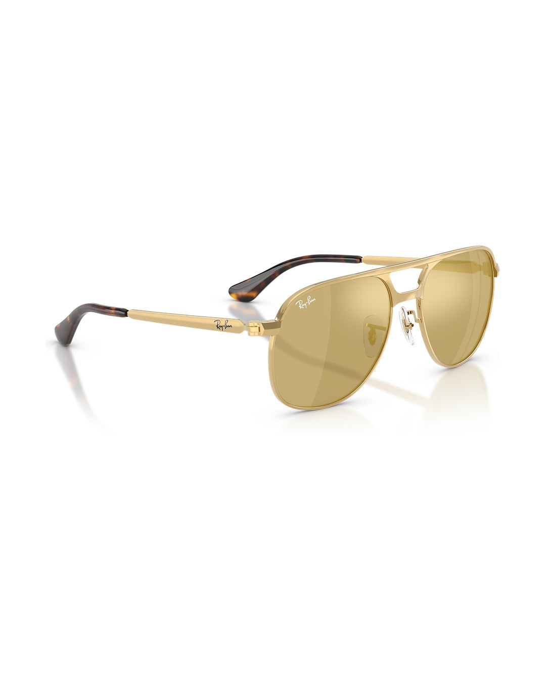Bill Max Sunglasses - Arista/Light Brown Mirror Gold - Ray-Ban