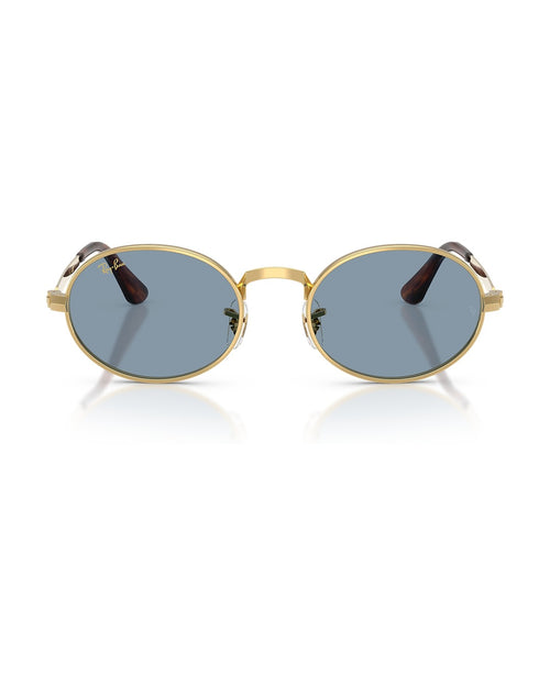 A$AP Rocky Bold Metals Oval Sunglasses - Arista Gold/Blue - Ray-Ban