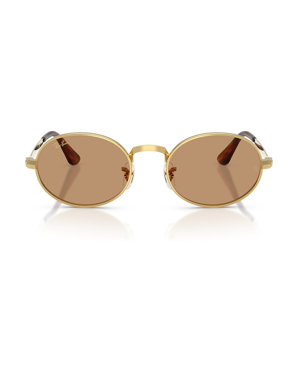 A$AP Rocky Bold Metals Oval Sunglasses - Arista Gold/Brown - Ray-Ban