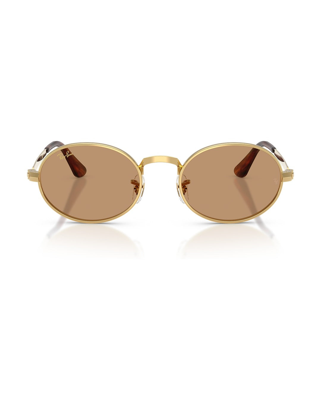 A$AP Rocky Bold Metals Oval Sunglasses - Arista Gold/Brown - Ray-Ban