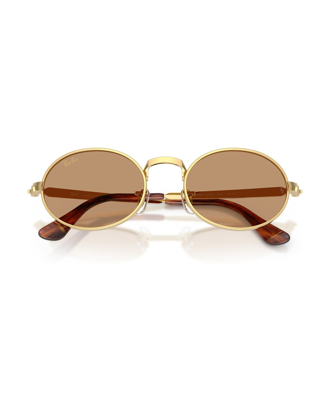 A$AP Rocky Bold Metals Oval Sunglasses - Arista Gold/Brown - Ray-Ban