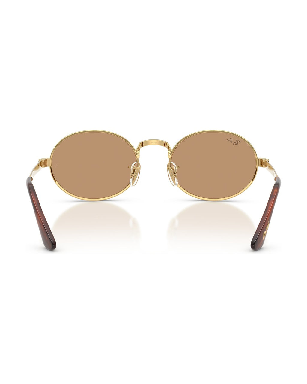 A$AP Rocky Bold Metals Oval Sunglasses - Arista Gold/Brown - Ray-Ban