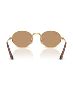 A$AP Rocky Bold Metals Oval Sunglasses - Arista Gold/Brown - Ray-Ban