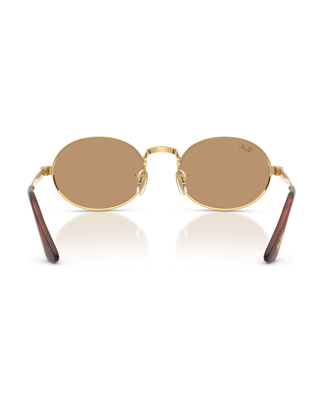 A$AP Rocky Bold Metals Oval Sunglasses - Arista Gold/Brown - Ray-Ban