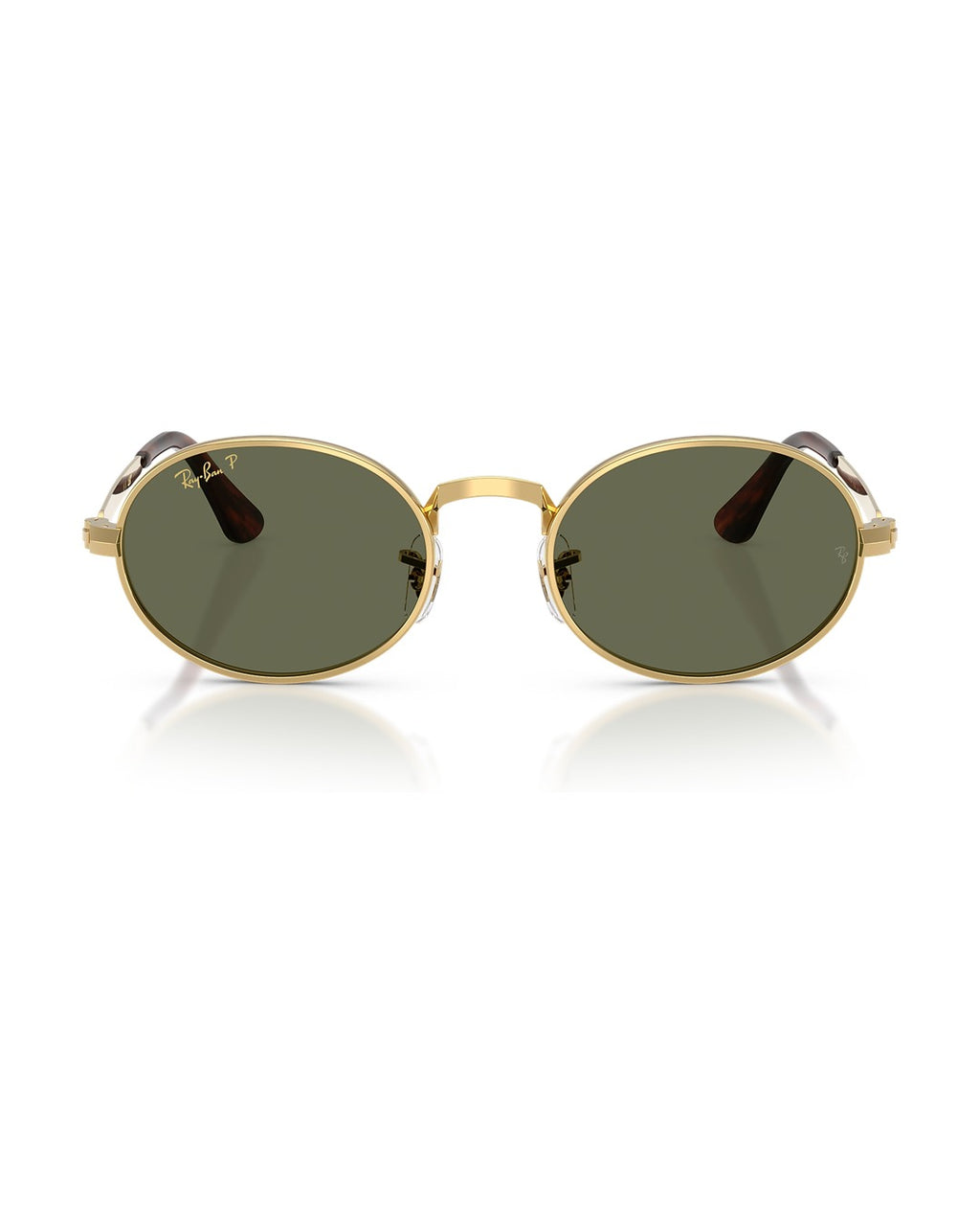 A$AP Rocky Bold Metals Oval Sunglasses - Arista Gold/Polarized Green - Ray-Ban