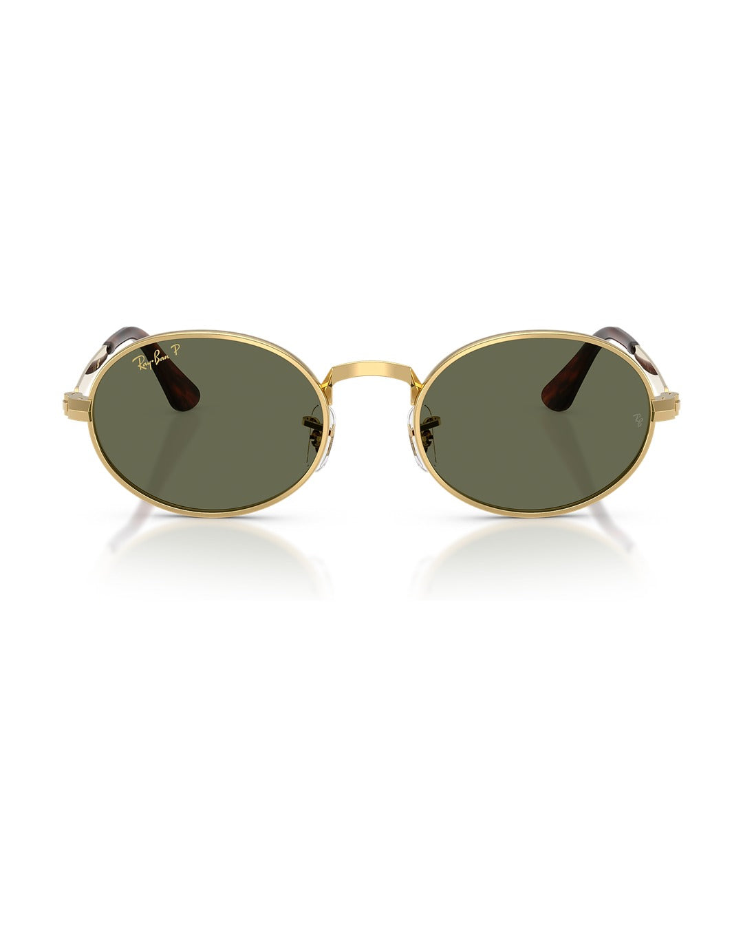 A$AP Rocky Bold Metals Oval Sunglasses - Arista Gold/Polarized Green - Ray-Ban