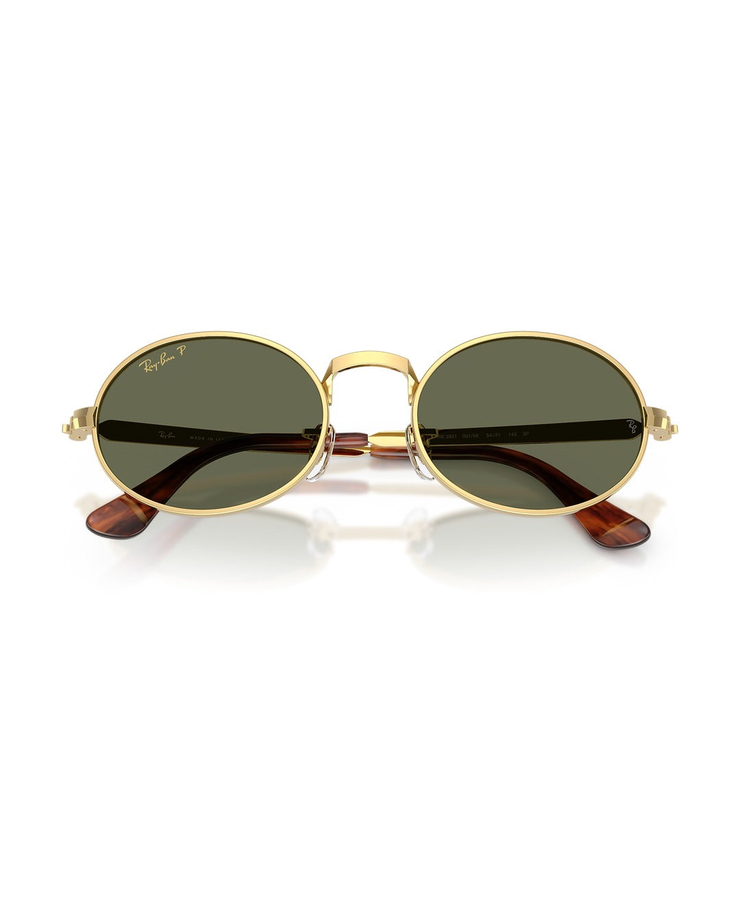 A$AP Rocky Bold Metals Oval Sunglasses - Arista Gold/Polarized Green - Ray-Ban