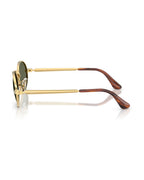 A$AP Rocky Bold Metals Oval Sunglasses - Arista Gold/Polarized Green - Ray-Ban