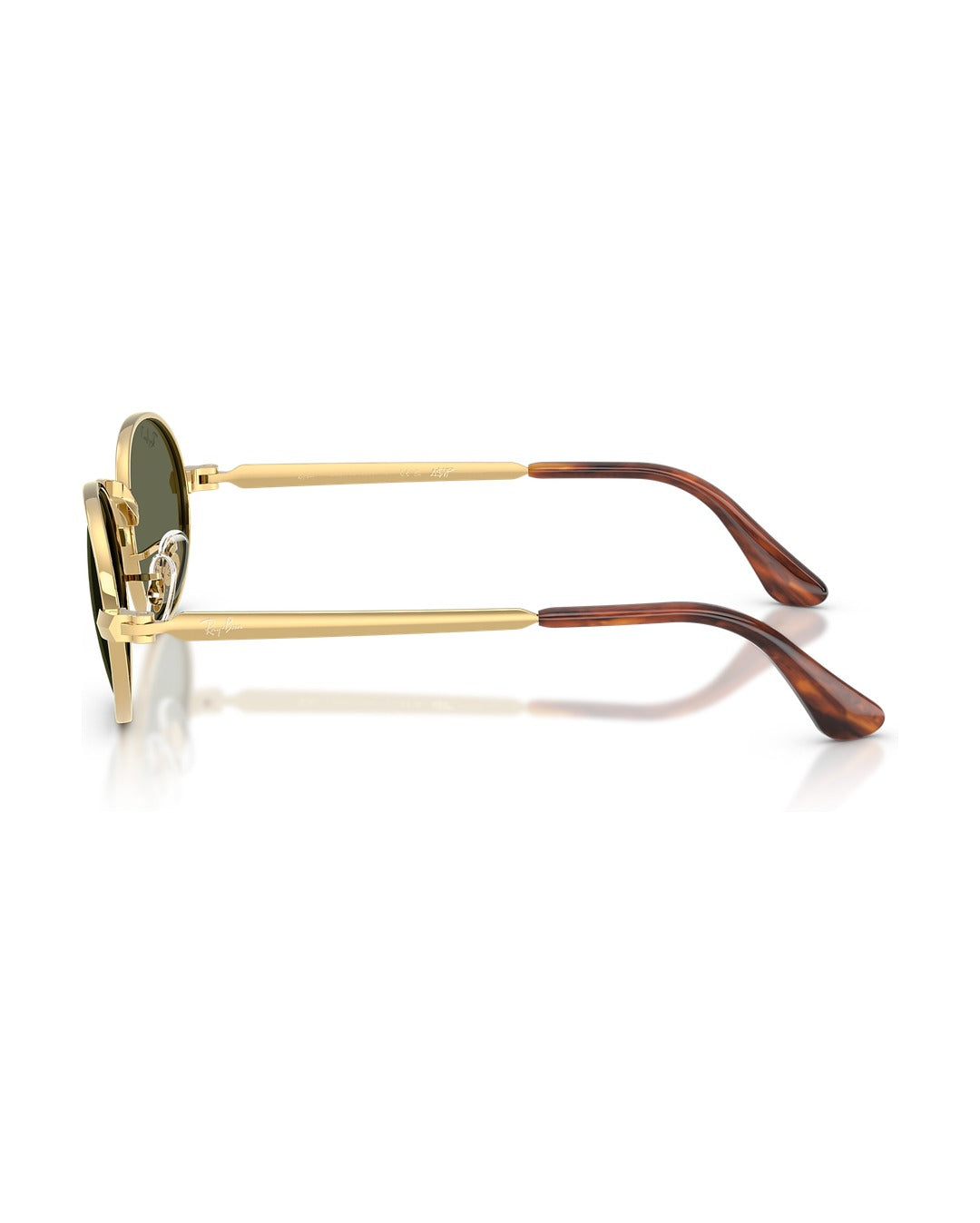 A$AP Rocky Bold Metals Oval Sunglasses - Arista Gold/Polarized Green - Ray-Ban