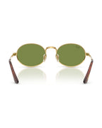 A$AP Rocky Bold Metals Oval Sunglasses - Arista Gold/Green - Ray-Ban