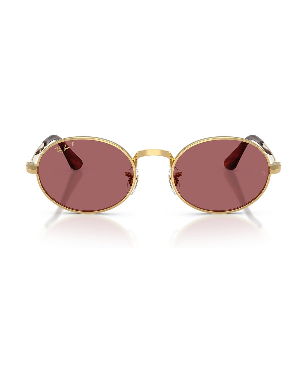 A$AP Rocky Bold Metals Oval Sunglasses - Arista Gold/Purple Polarized - Ray-Ban