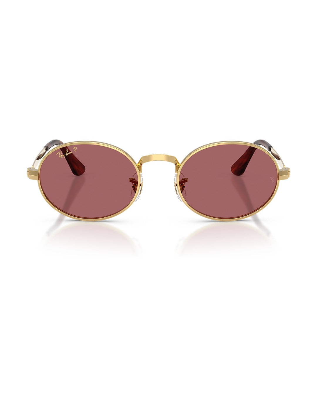 A$AP Rocky Bold Metals Oval Sunglasses - Arista Gold/Purple Polarized - Ray-Ban