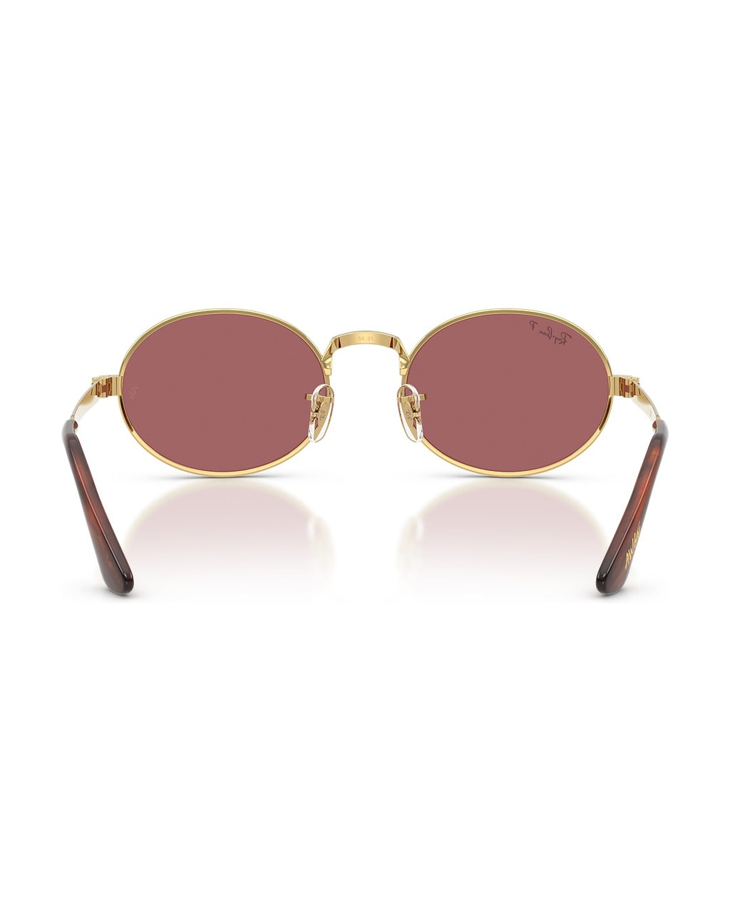 A$AP Rocky Bold Metals Oval Sunglasses - Arista Gold/Purple Polarized - Ray-Ban