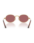 A$AP Rocky Bold Metals Oval Sunglasses - Arista Gold/Purple Polarized - Ray-Ban