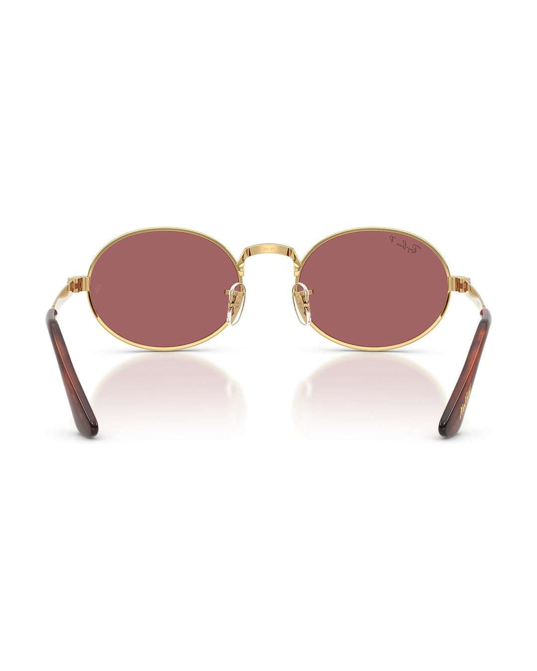A$AP Rocky Bold Metals Oval Sunglasses - Arista Gold/Purple Polarized - Ray-Ban