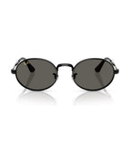 A$AP Rocky Bold Metals Oval Sunglasses - Black/Ultra Black - Ray-Ban