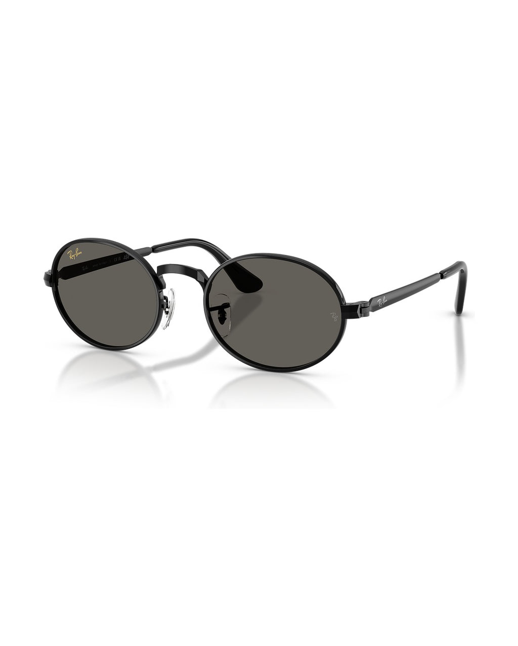A$AP Rocky Bold Metals Oval Sunglasses - Black/Ultra Black - Ray-Ban
