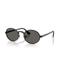 A$AP Rocky Bold Metals Oval Sunglasses - Black/Ultra Black - Ray-Ban