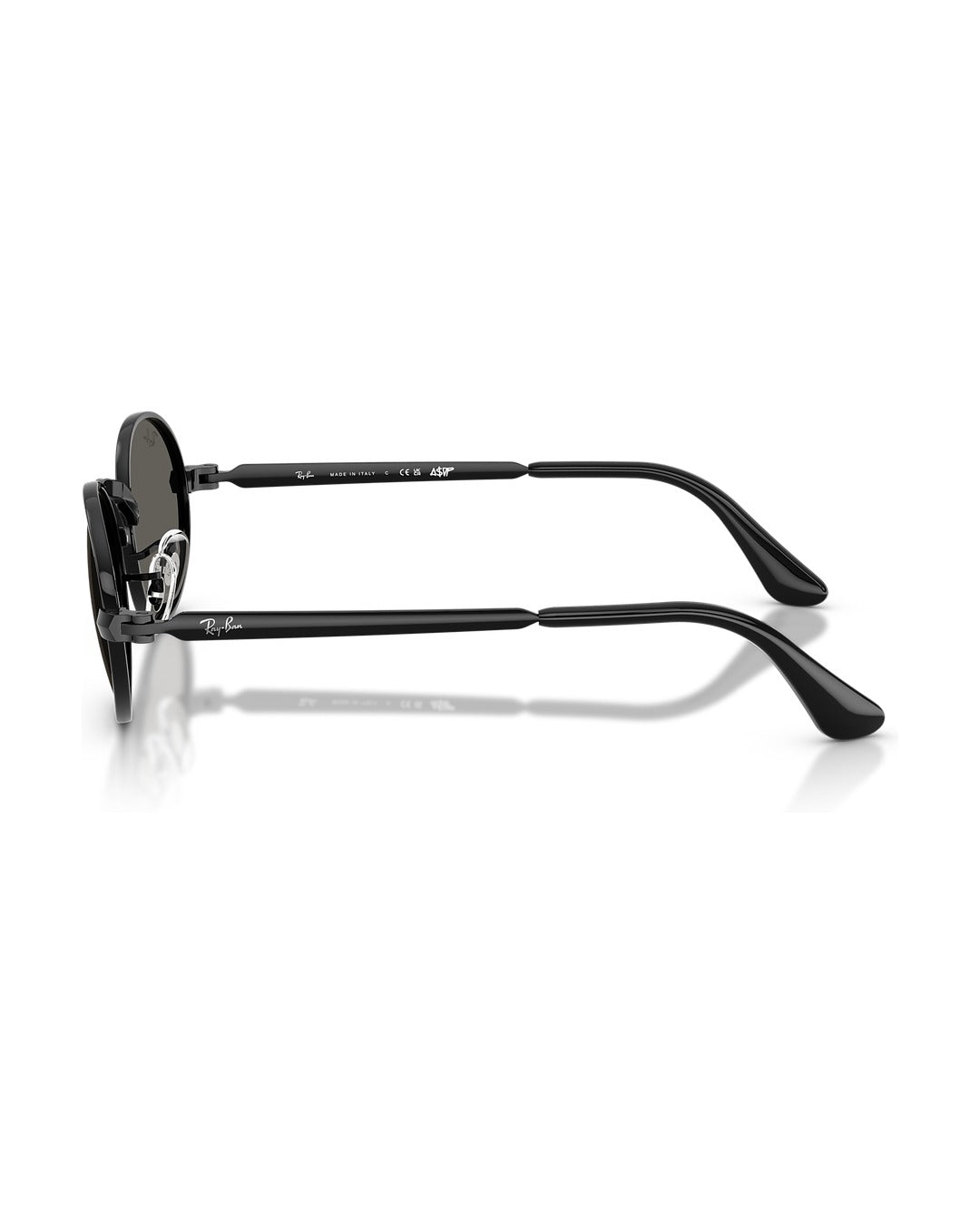 A$AP Rocky Bold Metals Oval Sunglasses - Black/Ultra Black - Ray-Ban