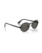 A$AP Rocky Bold Metals Oval Sunglasses - Black/Ultra Black - Ray-Ban