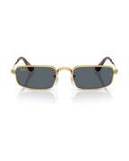 A$AP Rocky Bold Metals Pillow Sunglasses - Arista Gold/Blue - Ray-Ban