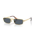 A$AP Rocky Bold Metals Pillow Sunglasses - Arista Gold/Blue - Ray-Ban
