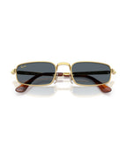 A$AP Rocky Bold Metals Pillow Sunglasses - Arista Gold/Blue - Ray-Ban