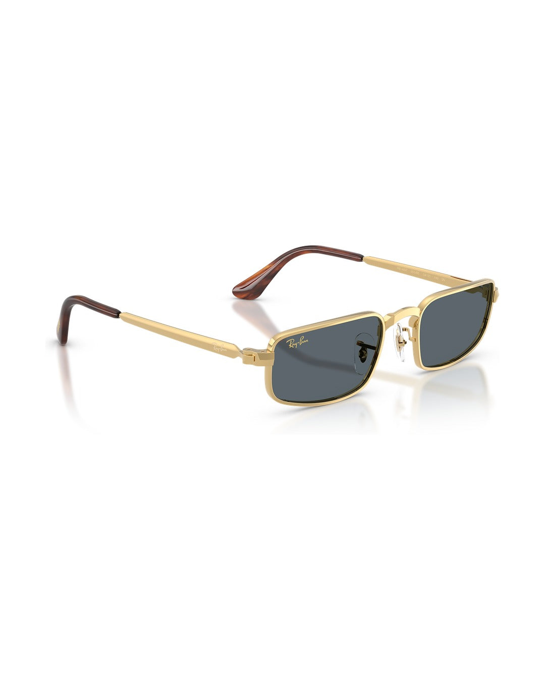 A$AP Rocky Bold Metals Pillow Sunglasses - Arista Gold/Blue - Ray-Ban