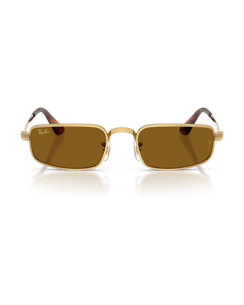 A$AP Rocky Bold Metals Pillow Sunglasses - Arista Gold/Brown - Ray-Ban
