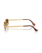 A$AP Rocky Bold Metals Pillow Sunglasses - Arista Gold/Brown - Ray-Ban