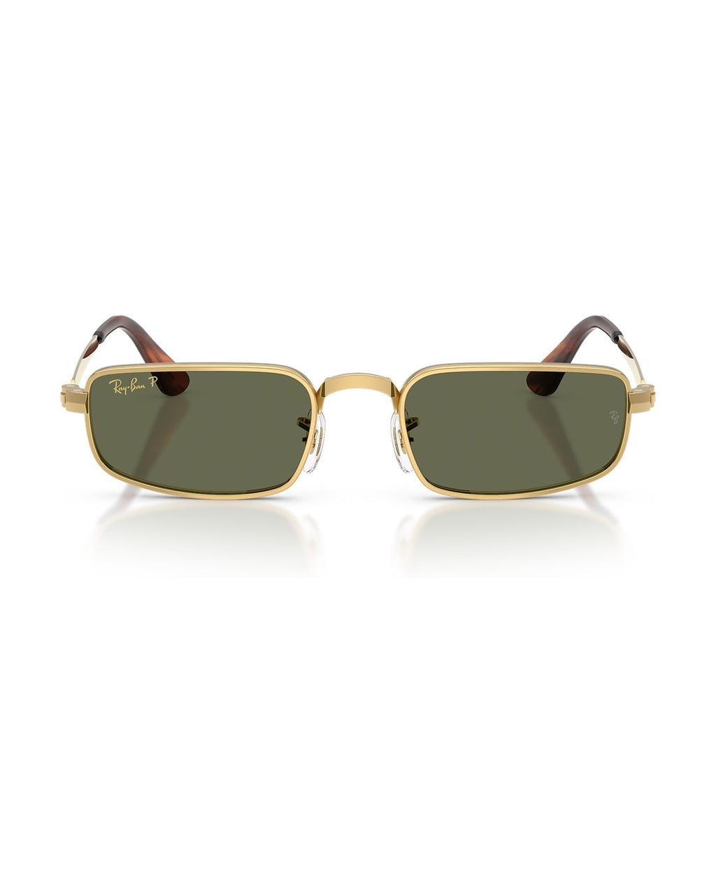 A$AP Rocky Bold Metals Pillow Sunglasses - Arista Gold/Green Polarized - Ray-Ban