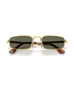 A$AP Rocky Bold Metals Pillow Sunglasses - Arista Gold/Green Polarized - Ray-Ban