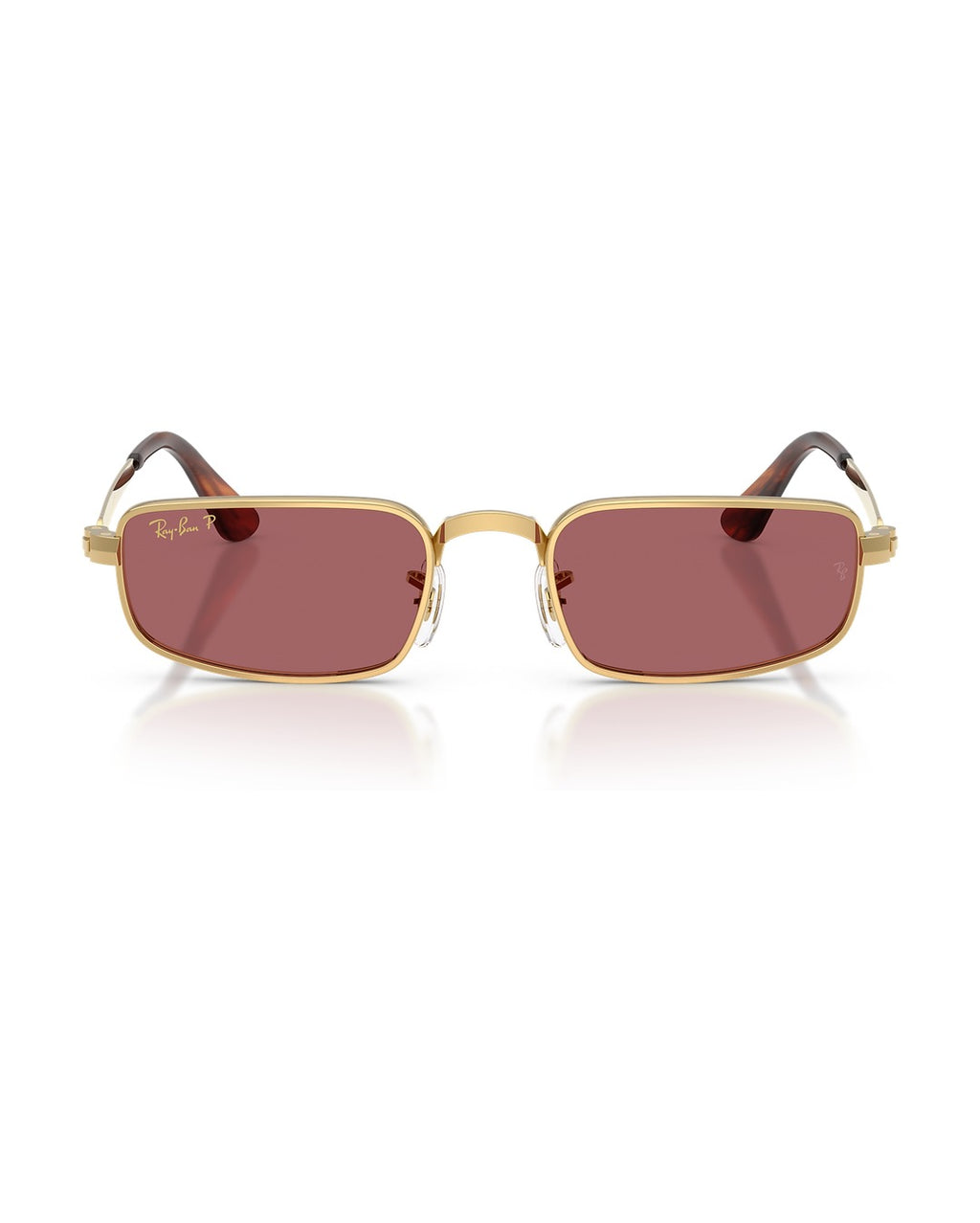 A$AP Rocky Bold Metals Pillow Sunglasses - Arista Gold/Purple Polarized - Ray-Ban