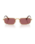 A$AP Rocky Bold Metals Pillow Sunglasses - Arista Gold/Purple Polarized - Ray-Ban