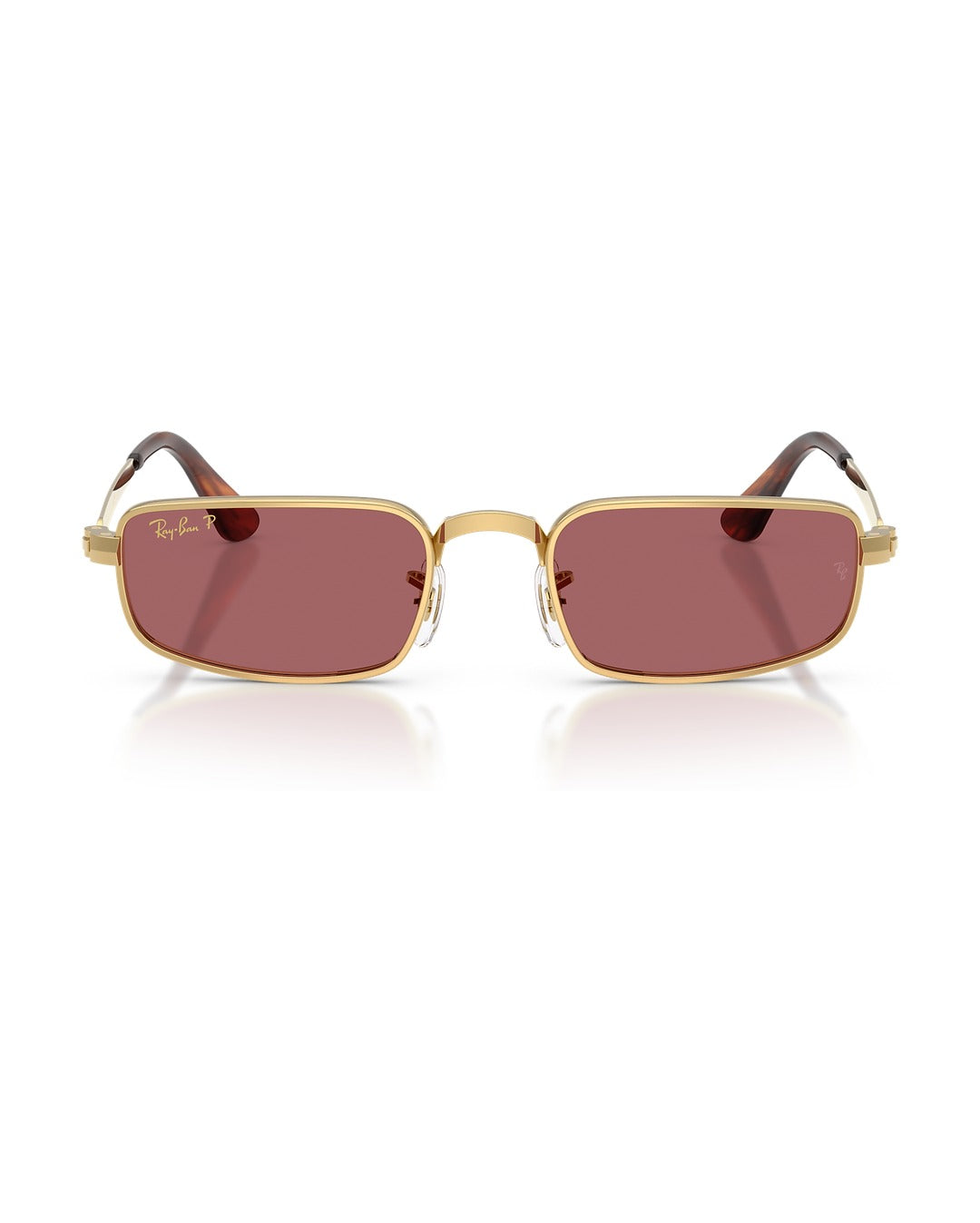 A$AP Rocky Bold Metals Pillow Sunglasses - Arista Gold/Purple Polarized - Ray-Ban