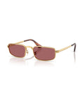 A$AP Rocky Bold Metals Pillow Sunglasses - Arista Gold/Purple Polarized - Ray-Ban
