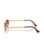 A$AP Rocky Bold Metals Pillow Sunglasses - Arista Gold/Purple Polarized - Ray-Ban