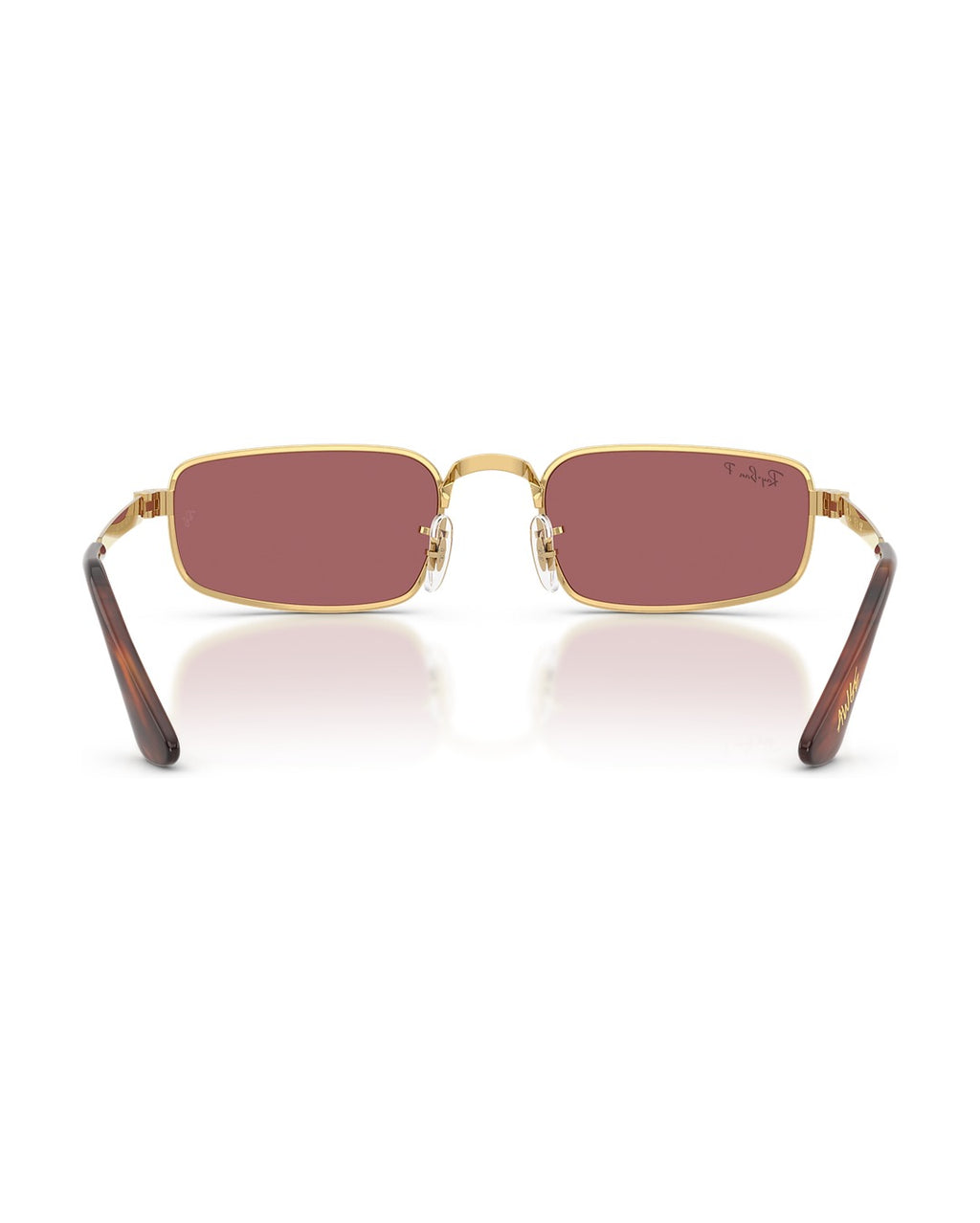 A$AP Rocky Bold Metals Pillow Sunglasses - Arista Gold/Purple Polarized - Ray-Ban