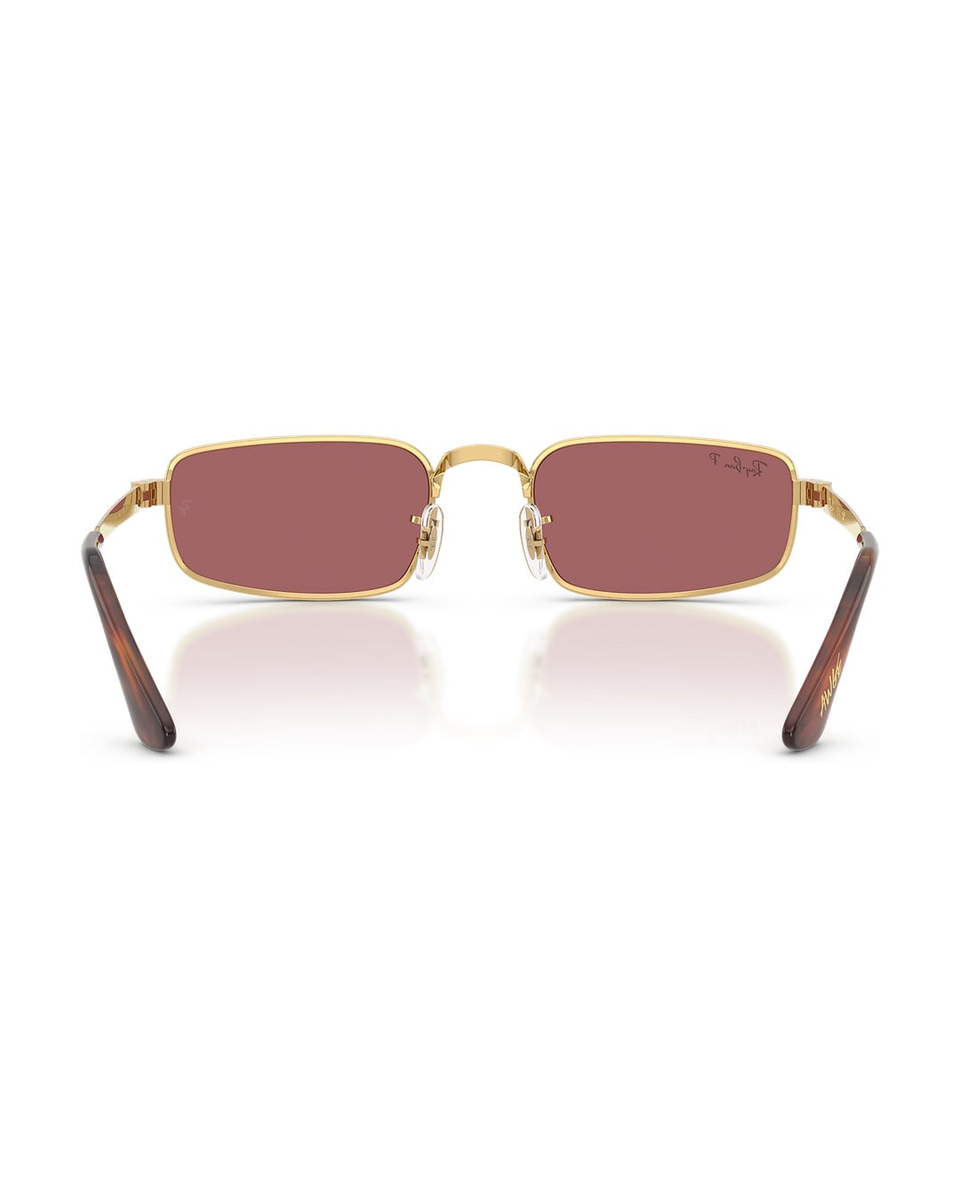 A$AP Rocky Bold Metals Pillow Sunglasses - Arista Gold/Purple Polarized - Ray-Ban